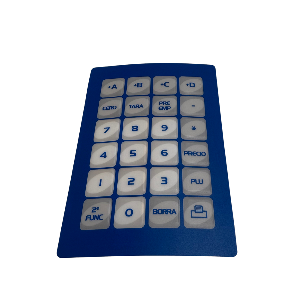 Panel teclado auxiliar AZUL REPORT