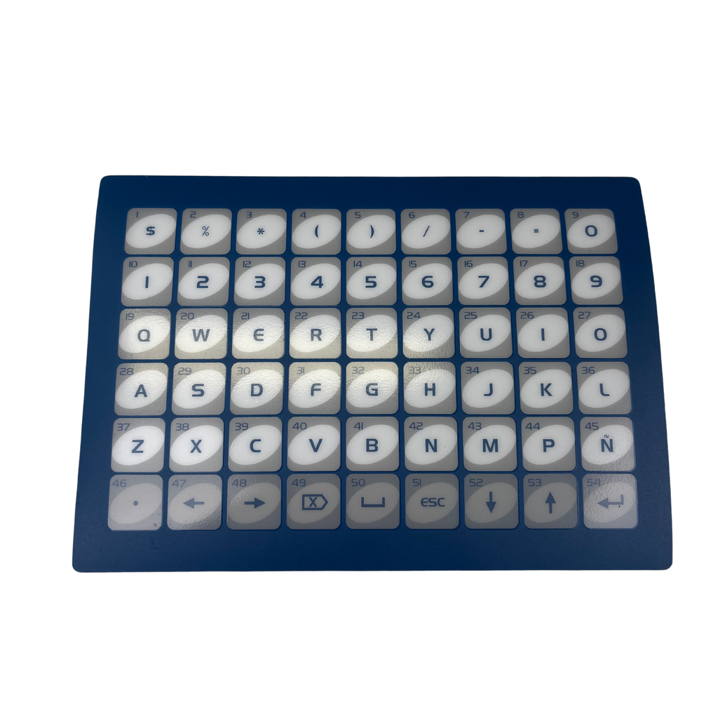 Main keyboard panel AZUL REPORT