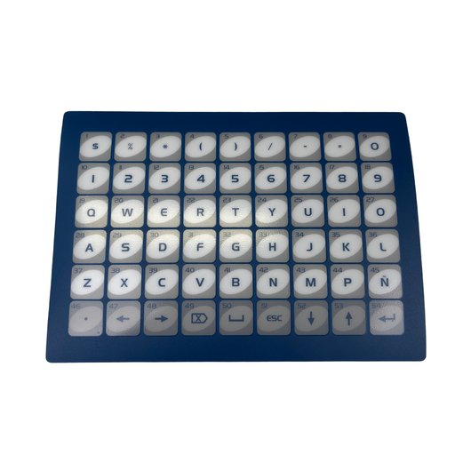 [1259] Panel teclado principal AZUL REPORT