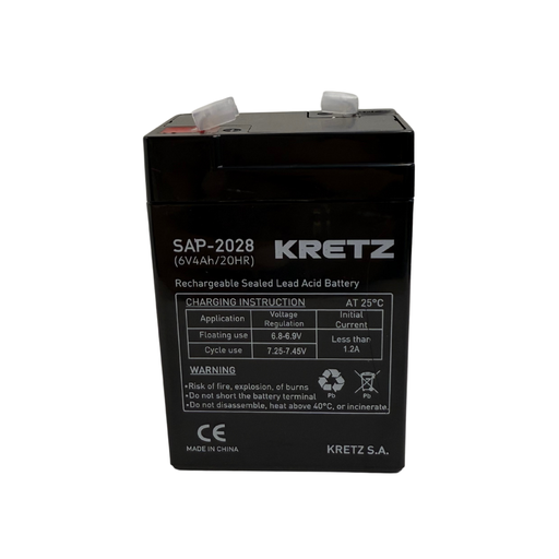 [2028] 6V 4Ah Battery